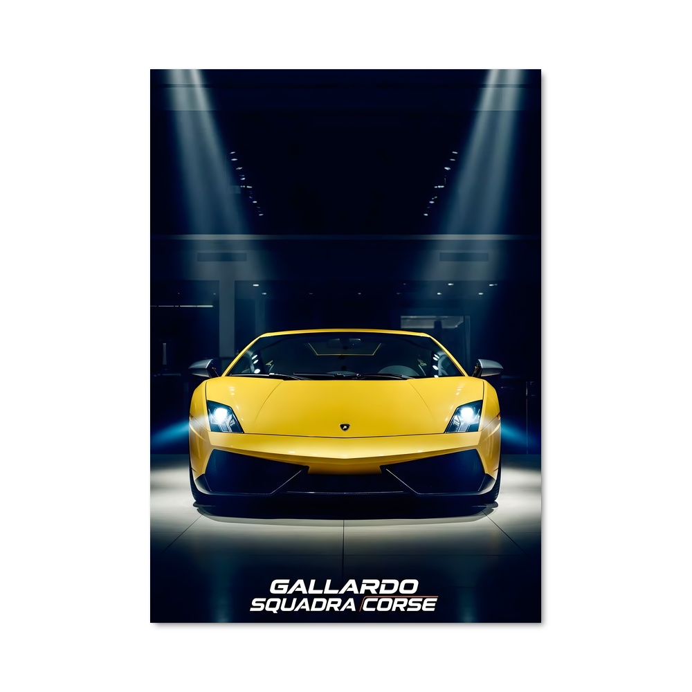 Poster Lueur Jaune